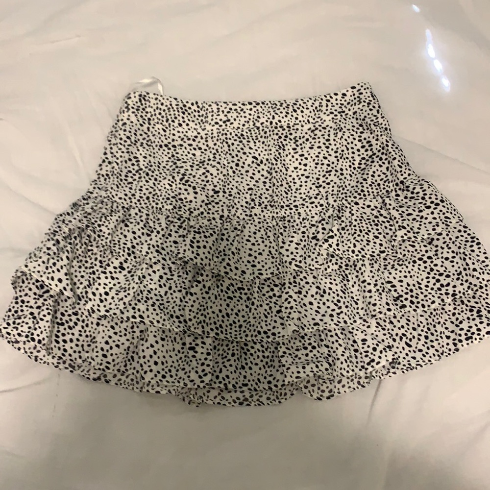 Ruffled Patterned Skirt - Picture 2 of 2